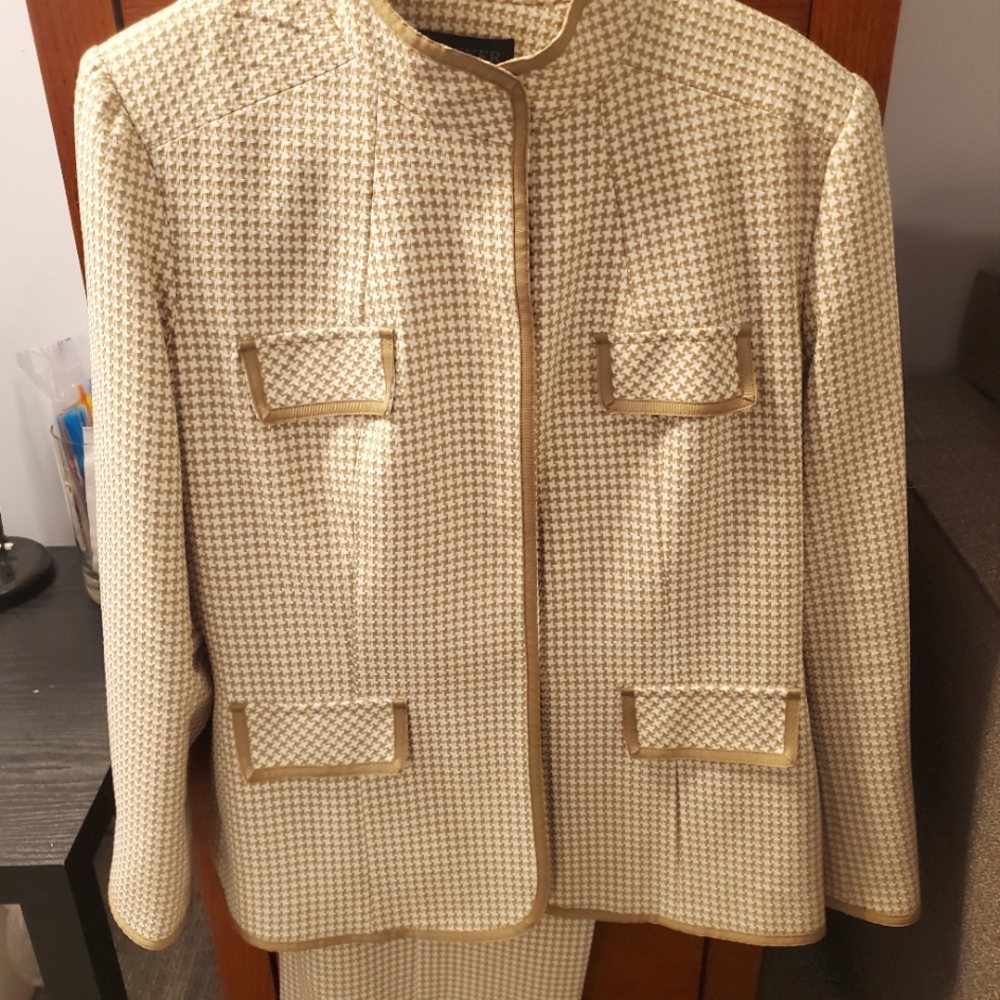 Gingham Pant suit
